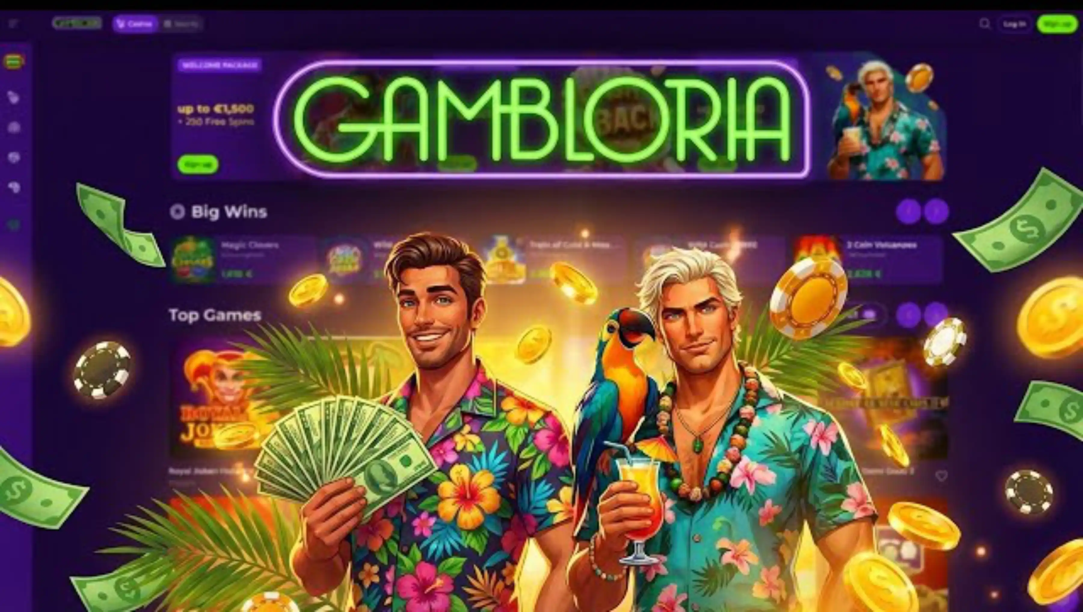 Gambloria Casino App-Screenshot